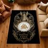 Odin Norse Poetic Edda Indoor Rug Soundproof Noisereducing Carpet For Bedroom Study Home Decor Holiday Gift