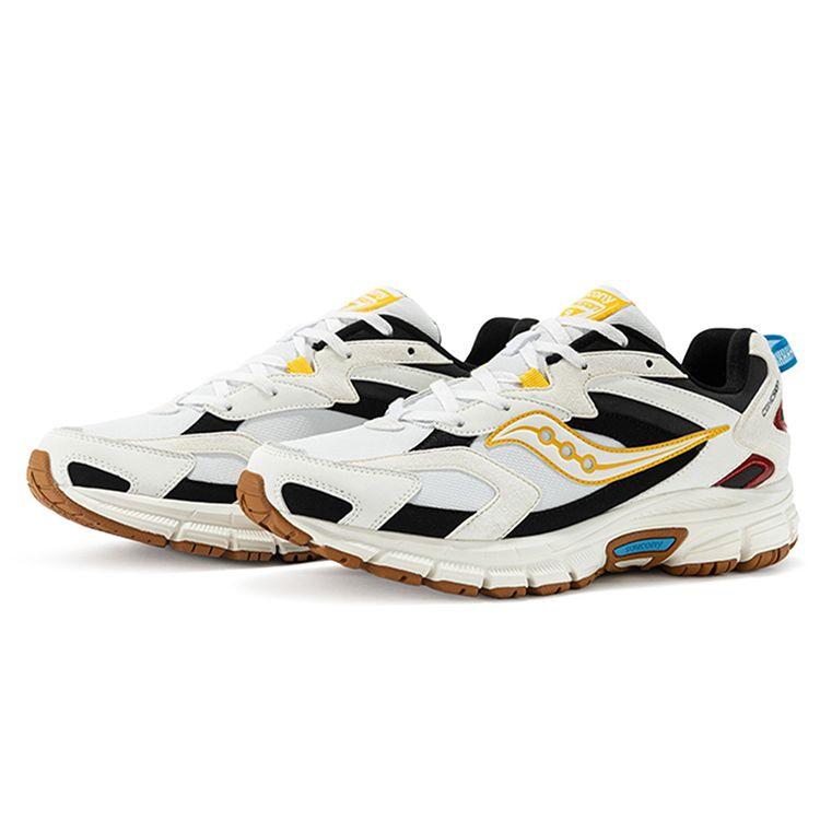 SAUCONY Cohesion 9 Удобные сетчатые кроссовки с низким верхом для бега Мужские кроссовки Белый Черный S28167-6
