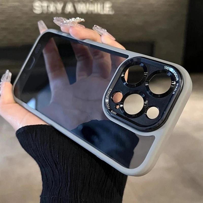 Luxury Shockproof Transparent Phone Case For For Iphone 11 12 13 14 15 16 Pro Max Plus Clear Bumper Cases Cover