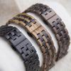 22mm Classic Black Wooden Band for Apple Watch Iwatch All Series 11 10 9  8 7 6 5 SE 49mm Ultra