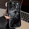 Черный чехол для телефона с узором ворона, подходит для iPhone 17 16 15 14 13 12 11 Pro/Max/Plus, противоударная задняя крышка