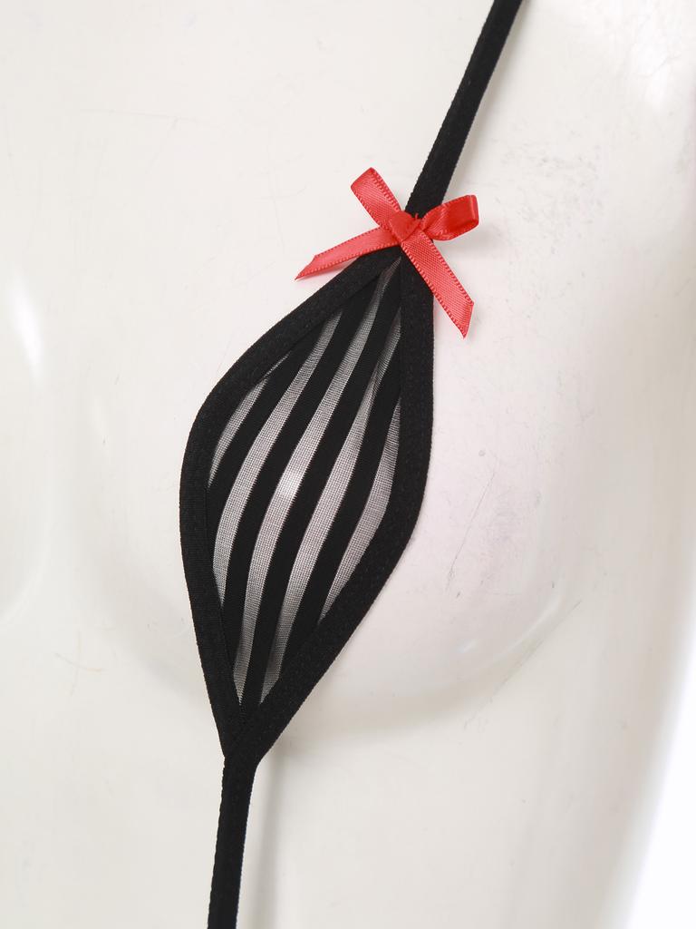 Womens Micro Bikini Halter Bodysuit T-back Monokini Swimwear Nightwear