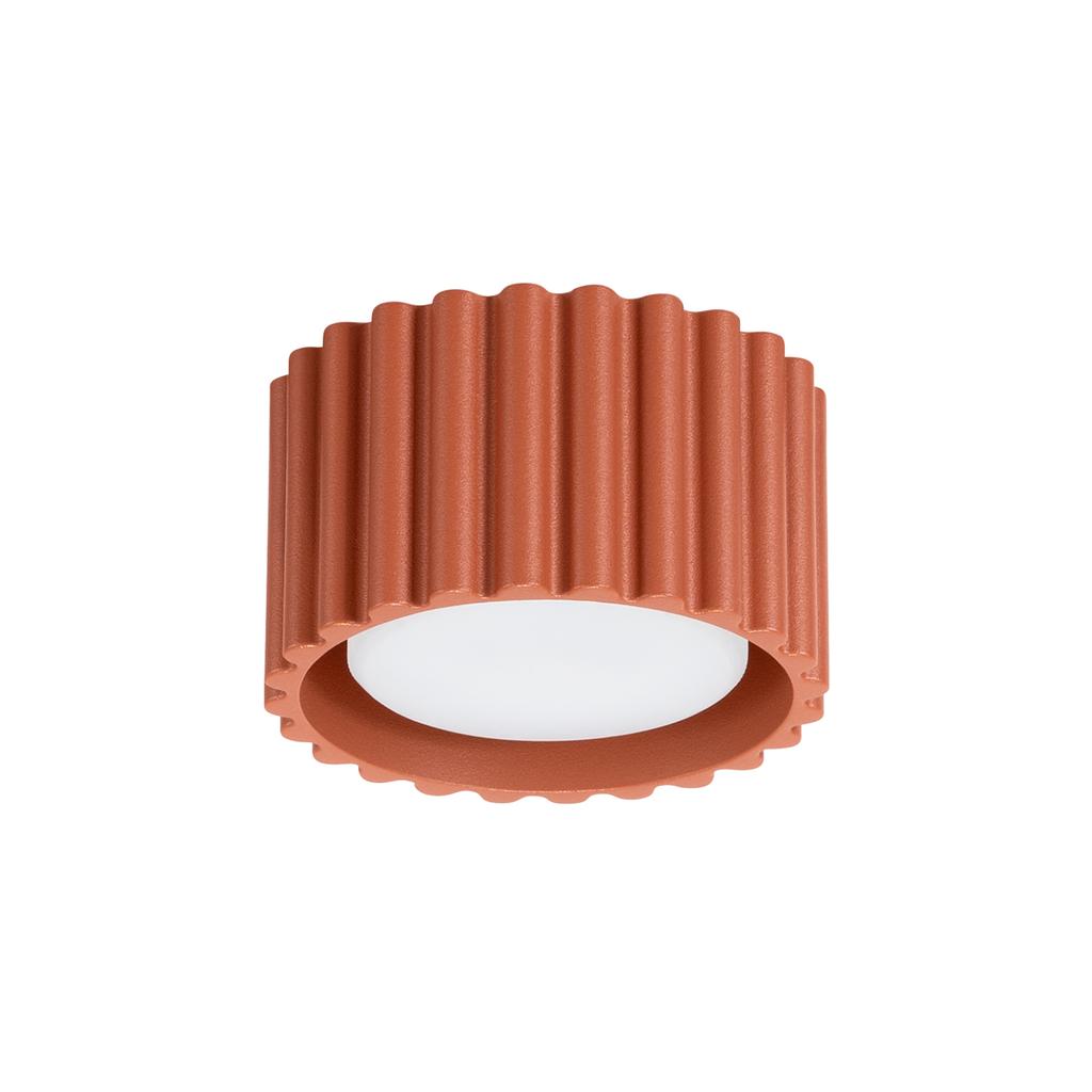 Plafon Aura 1 Gx53 Ochra Czerwona Alu Sollux Sl.1802