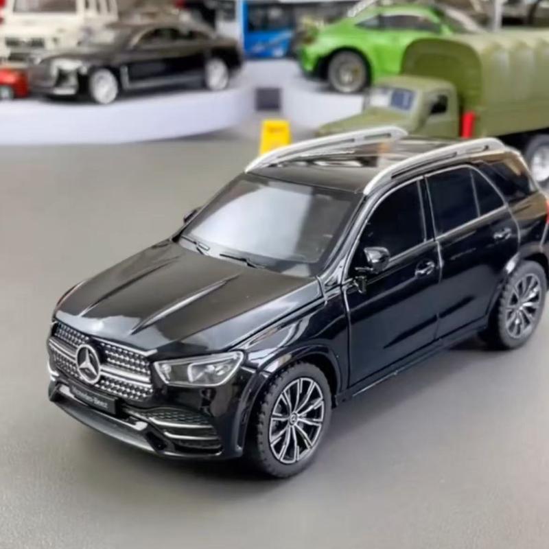 1:24 Mercedes-Benz GLE350 Внедорожник Высокодетализированная Металлическая Литая Модель автомобиля Звук Свет Оттяжка Коллекция Детская Игрушка Подарки