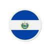 Aimant Rond Drapeau Salvador - Multicolore - 10 Cm - 50 Pièces - Résine Synthétique - Mixte