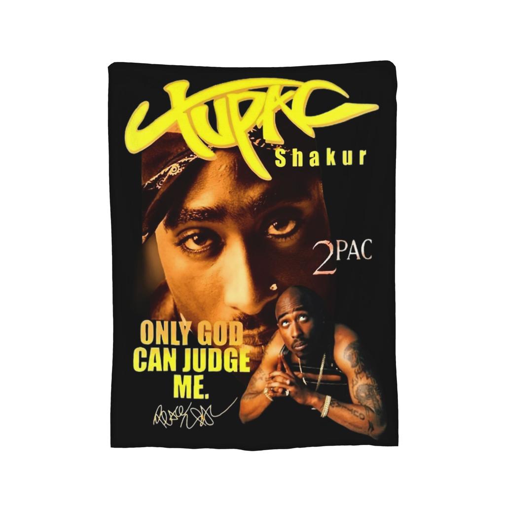 Poetic Justice Flannel Blankets Tupac 2pac Hip Hop Singer Fashion Throw Blanket for Home Rug Piece,