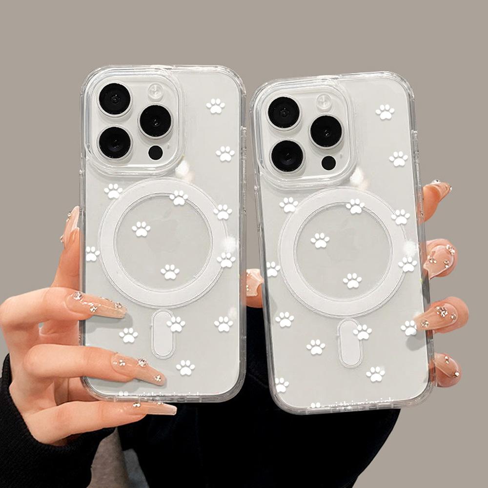 Магнитный чехол для телефона для iPhone 12 14 16 17 Pro 17 16 15 14 13 12 Pro Max 12 13 14 15 16 Высококачественный противоударный чехол Полная защита Милый стиль