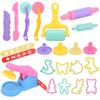 Safe Modeling Clay Accessories Educational DIY Dough Tool Kit Creative 3D Plasticine Mold  Children