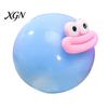 Portable Stress Reliever Cartoon Sausage Mouth Ball Toy Relief Big Eyes Squeeze Anxiety Fidget Slow Rising Home Office Worker Desk TPR