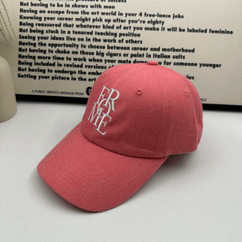 Blogger'S Same Blue Baseball Cap, Children'S Versatile Letter Embroidered Cap, Men'S Thin Sunscreen Visor