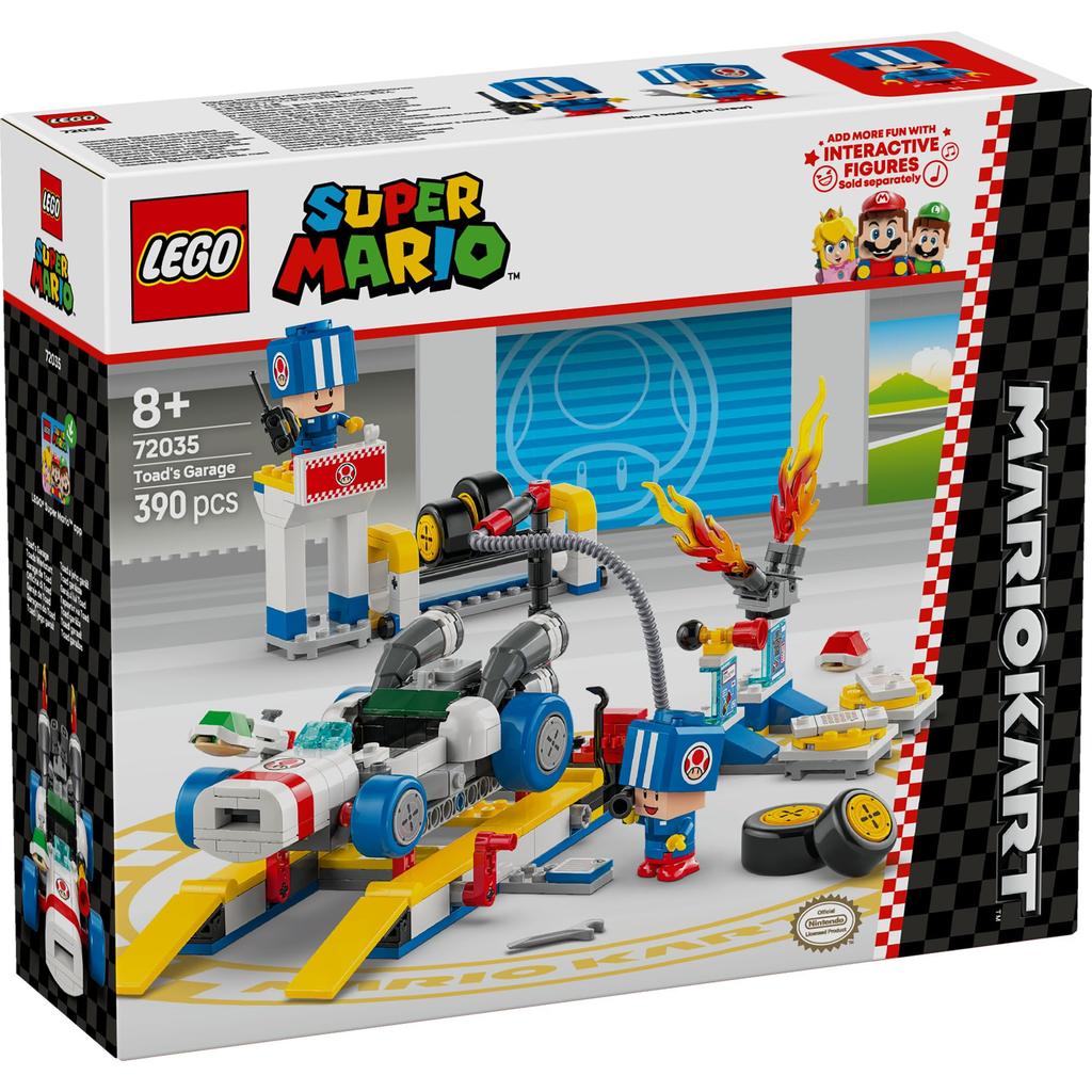 LEGO Super Mario Mario Kart – Toad Garage Игрушка Подарок на День Рождения Блок 10 Years Mario Goods Игра 72035