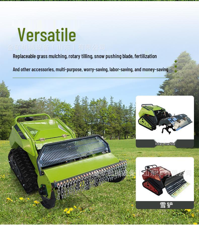 Thailand Diesel Remote Control Lawn Mower & Multi-functional Tiller Weeder