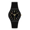 Swatch Унисекс Черные Часы SO28B113 SO28B113