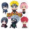 Фигурка Аниме Наруто Какаши Наруто Фигурка Действия Q Версия Кавайный Саске Итачи Фигурка Украшение для Автомобиля Коллекционная Модель Игрушка