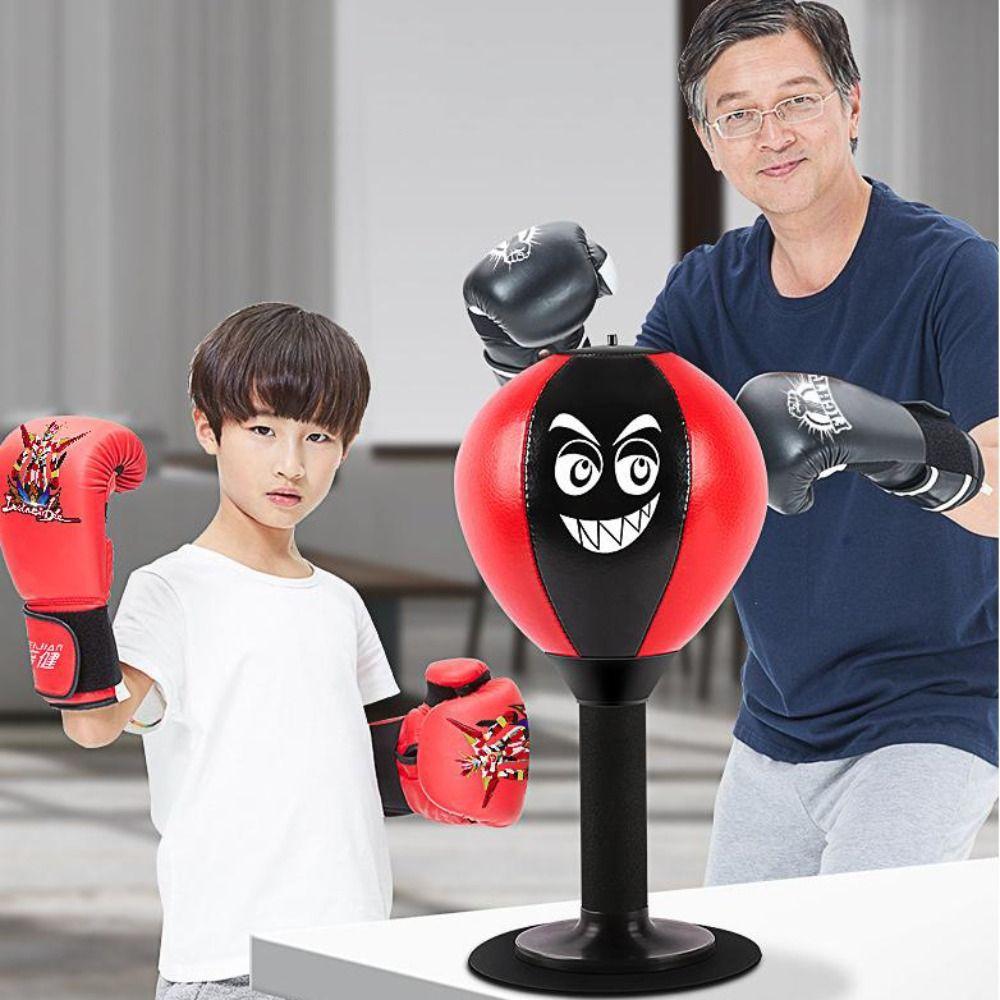 Inflatable Desktop Punching Bag Wall Mountable Desk Boxing Punch Ball Boxing Equipment