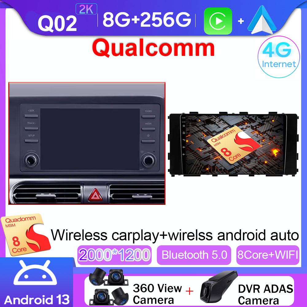 Android 13 автомобильный радиоприемник мультимедиа видеоплеер навигация GPS для Hyundai Stargazer 2022 - 2025 WIFI 4G головное устройство Carplay Auto BT