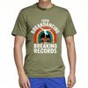 Soft Cotton Tee Workout For him Crew Neck tshirt Oversized From Breakdancing To Breaking Records Hiphop For Unisex Teeshirt