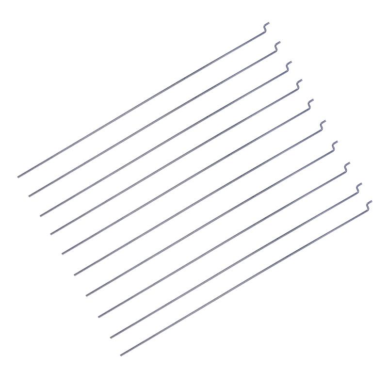 10 шт. Z-образный рычаг рулевого механизма, тяга, сервопривод, диаметр 1,2 мм, длина 20 см