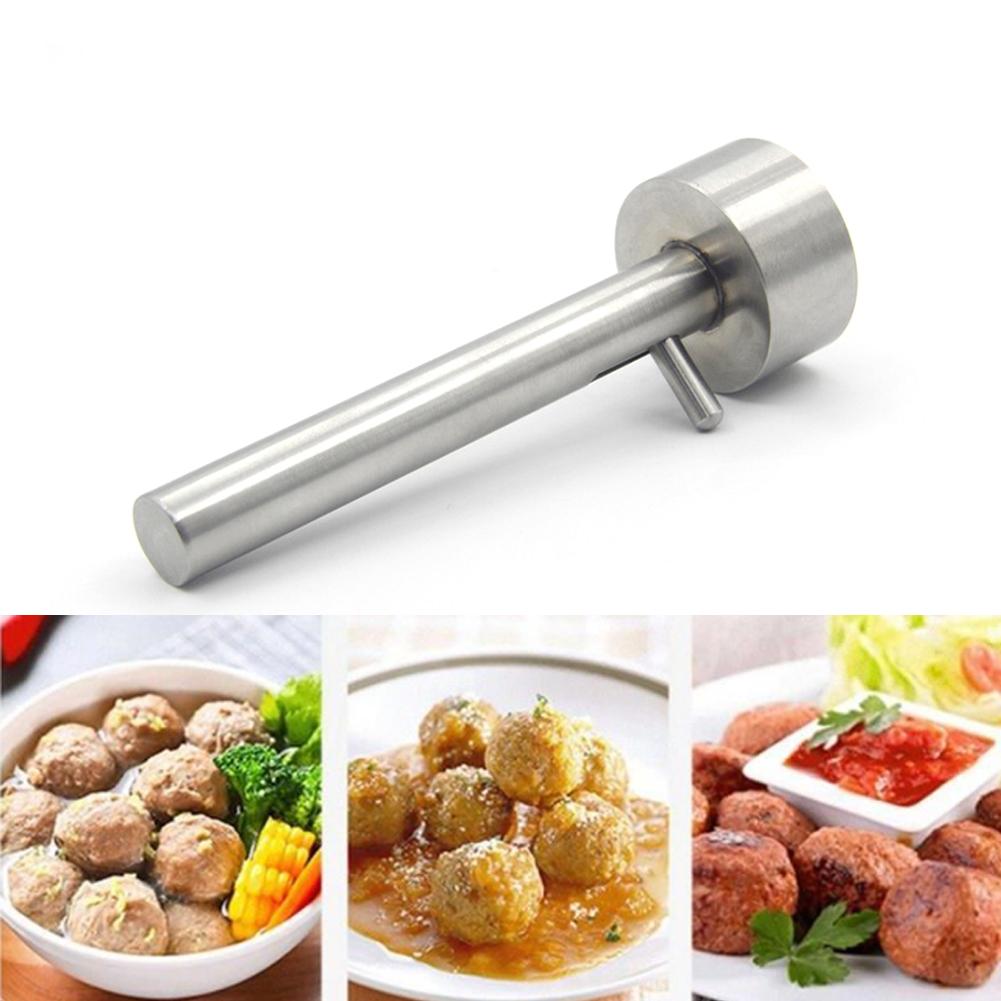 Кухонная ложка для фалафеля, форма для фрикаделек из нержавеющей стали, машина для приготовления фрикаделек с антипригарным покрытием, инструменты для прессования мяса, кухонные гаджеты