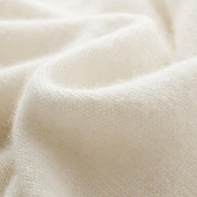 KomongBoka Women's 2025 Autumn/Winter Cable Knit Cashmere Sweater