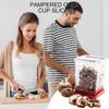 Чашка-нарезка для клубники Многофункциональная Быстрая измельчающая резка с толкателем Кухонная измельчитель-нарезка для клубники