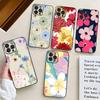 Художественный цветок Для IPhone 13,17,11,12,16,14,15,Plus,Pro Max Мягкий силиконовый черный чехол для телефона