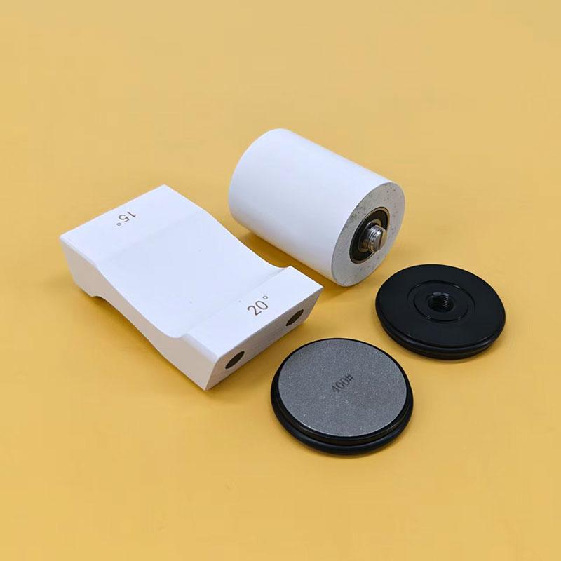 Точилка для ножей Rolling для точилки Straight Edge с магнитным углом 15/20° для кухонных ножей, набор точильных камней