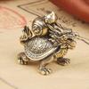 Wealth Brass Decor Figurine Sculpture Prosperity Gift Desktop Collectible Fortunes Dragon with