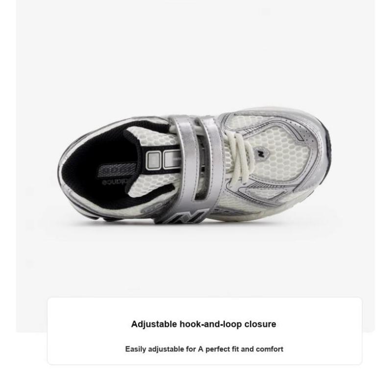 New Balance 1906 Kids Mid Low Wear Resistant Casual Shoes Silver White PV1906ER