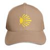 Camino de Santiago Symbol Large Yellow Scallop Shell Baseball Cap hiking hat Beach Military Cap Unisex New Hat Boy Child Womens