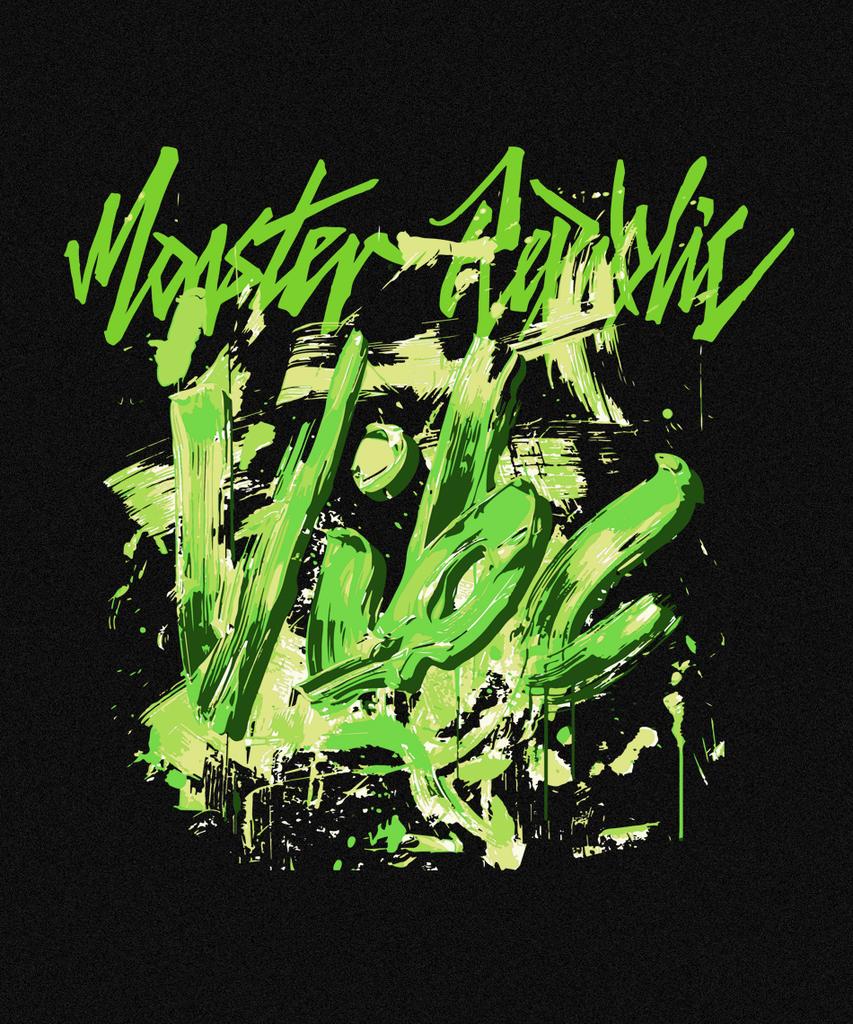 MONSTER REPUBLIC Vibe Vivid Green T-Shirt Black