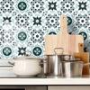 1 комплект из 9 шт. Наклейки на стену для ванной комнаты с креативным узором, имитирующие плитку - самоклеящиеся наклейки для кухни, противообрастающие, наклейки для плитки, наклейки для стен в стиле пил-энд-стик