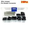 310Pcs/Set Female Pin Connector Pin Header Connector Terminal Connector Electronic DIY Housing Kit