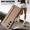 For Samsung Galaxy A15 5G/4G Leather Case with Card Holder, Straps, Shockproof Wallet Phone Cover