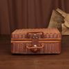 Household Rattan-like Finishing Box Straw Cosmetic Storage Box New Woven Rattan Basket