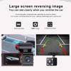 2''IPS Dash Cam 3way Driving Recorder Reversing Image Night Vision Fill-In Light HD 1080P Wide-Angle Dvr Car Charge Black Box