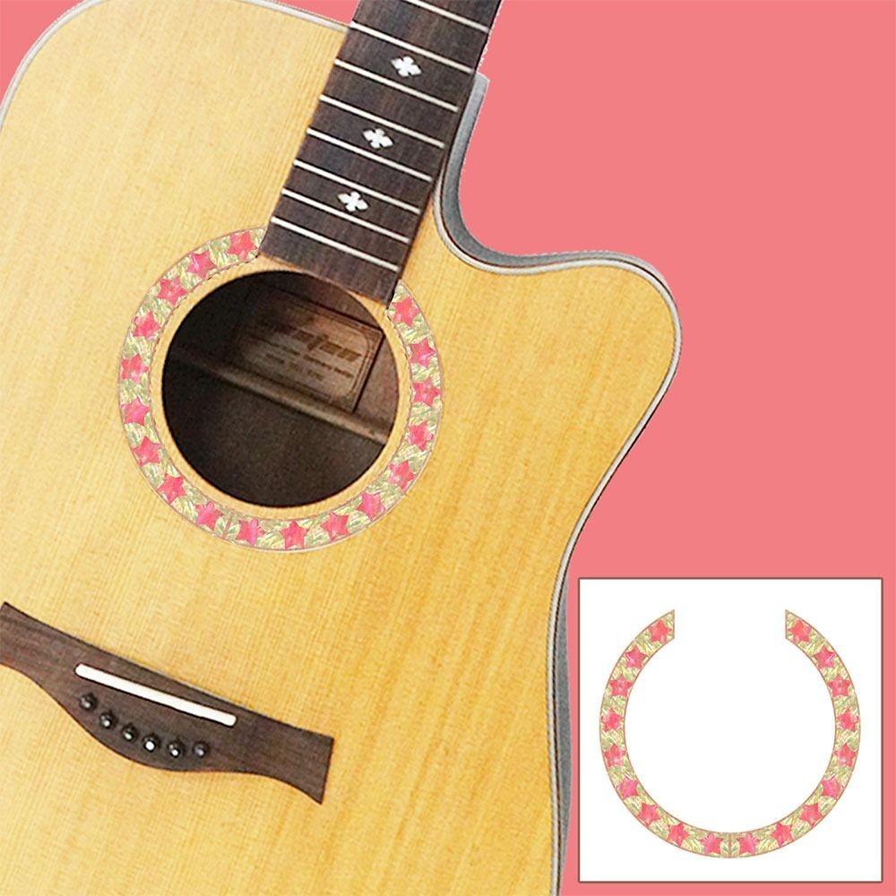 ПВХ наклейка на резонаторное отверстие, принадлежности для музыкальных инструментов, гитарные аксессуары, наклейка для фолк-гитары, гитара