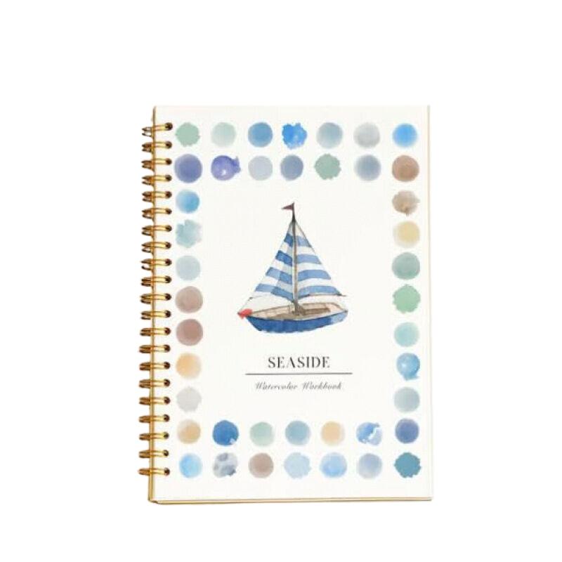 Акварельные раскраски Книжка-раскраска Подходит для начинающих Набор для рисования Легкие пейзажи Набор красок Искусство и ремесла