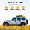 Универсальная алюминиевая платформа-багажник на крышу автомобиля, багажник для внедорожника, грузовика, фургона, Прямое крепление, грузоподъемность 150-200 кг, Внешние детали