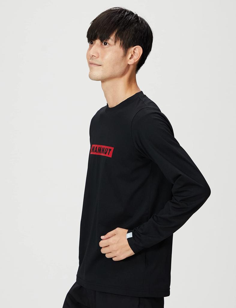 Футболки с длинными рукавами и принтом логотипа QD AF Men PRT2 L [Mammut] black-magma