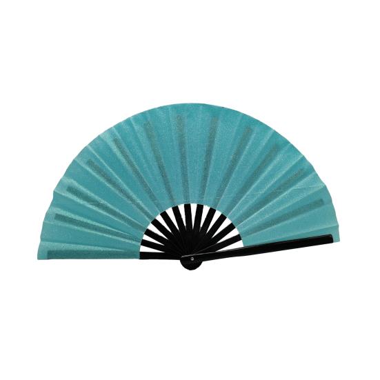 Большой складной блестящий ручной вентилятор с сумкой для хранения, женский сверхлегкий портативный декоративный ручной вентилятор, реквизит для вечеринки в честь косплея