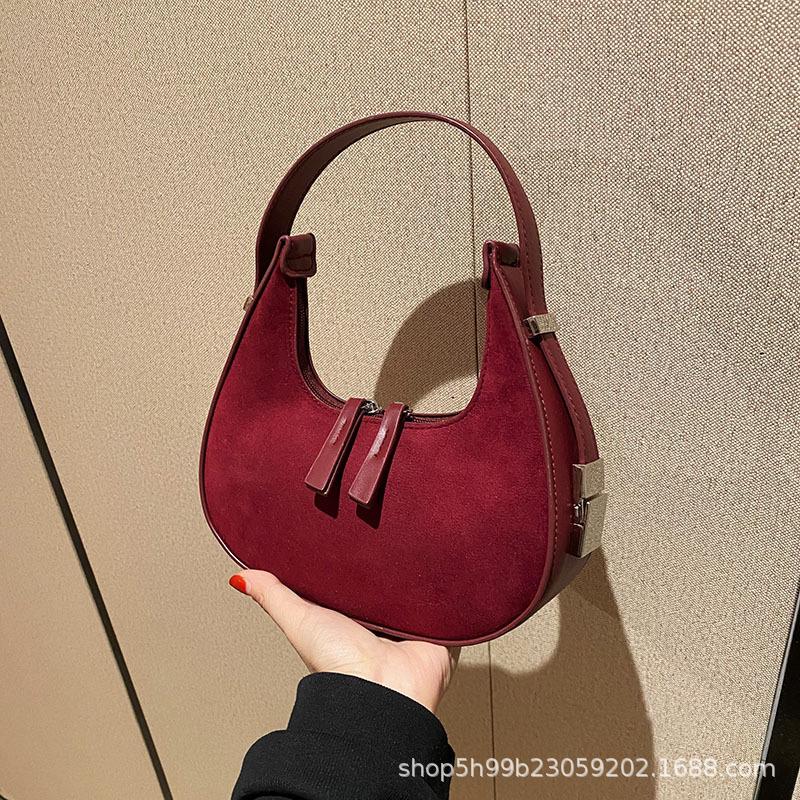 Ретро сумка женская новая модная универсальная высококлассная сумка-пельмень повседневная матовая кожа сумка подмышку