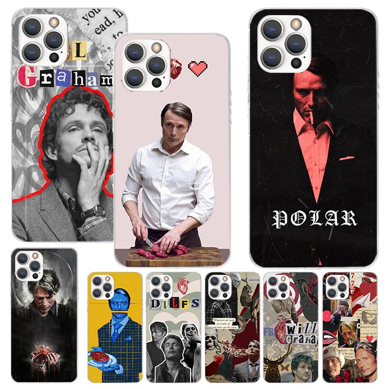 Чехол для телефона с изображением Ганнибала для iPhone 17 16 15 14 13 12 11 Pro Max Mini Plus Air 7 SE 8 Мягкий силиконовый печатный корпус Funda для Apple