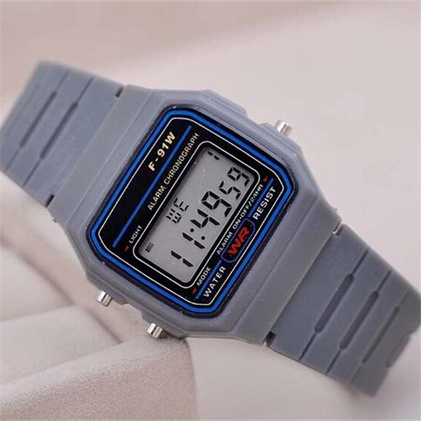 Модные студенческие наручные часы, многофункциональные светящиеся часы, детские спортивные электронные часы