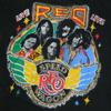 Винтажная хлопковая футболка с коротким рукавом REO SPEEDWAGON 1979 года, унисекс