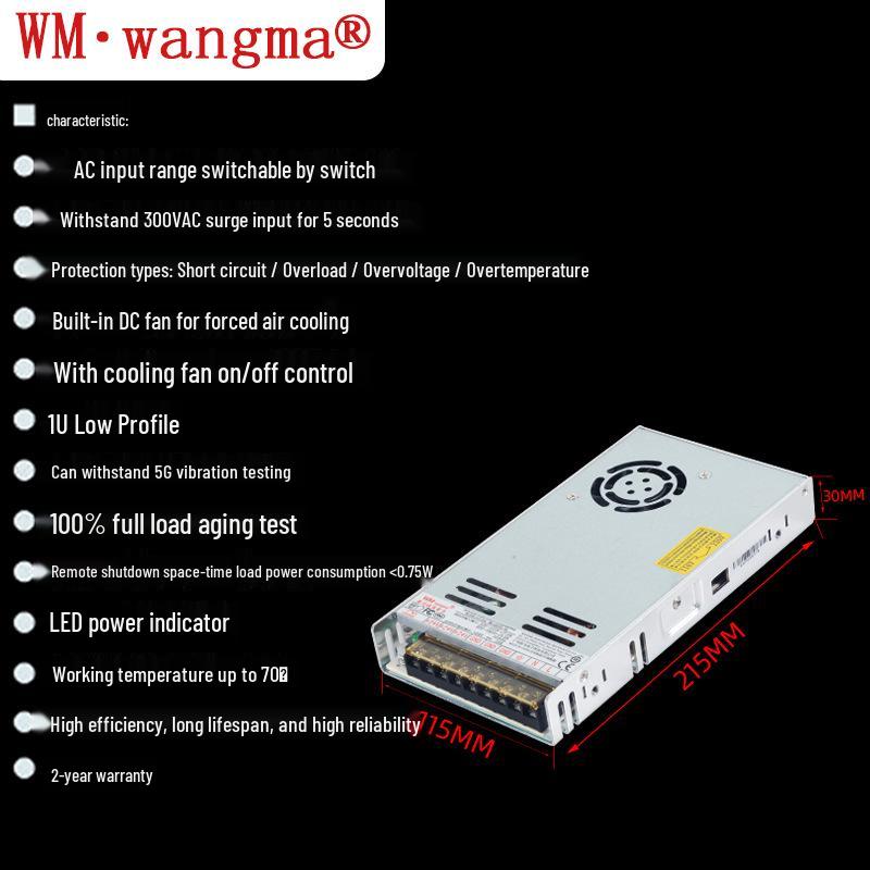 360W 24V AC to DC Switching Power Supply for Access Control/Printer