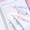 1 Set of 6 Multi-color Contour Pens, Long-lasting Anti Smudging, Suitable for Student Manual Account Marking