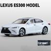 Модель автомобиля, масштаб 1/24, ES300, литая под давлением Коллекционная игрушечная машинка из сплава со светом и звуком, дверь игрушечного автомобиля можно открыть