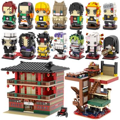 MOOXI Аниме MOC Набор Кирпичиков Мультяшный Кино Кирпичные Головы Модель Сделай Сам Экшн-Фигурки Сцена Строительные Блоки Детские Игрушки Для Детей Подарок