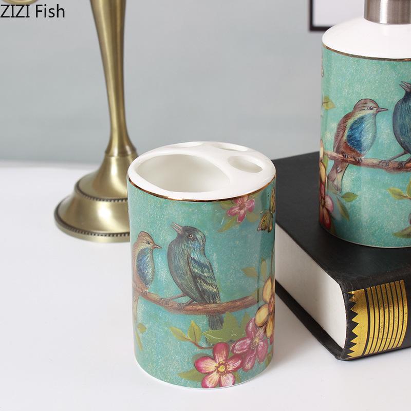 Керамический набор из пяти предметов для ванной комнаты, набор бутылочек для мытья рук, набор для мытья, мыло, дозатор мыла, мыльница, набор аксессуаров для домашней ванной комнаты